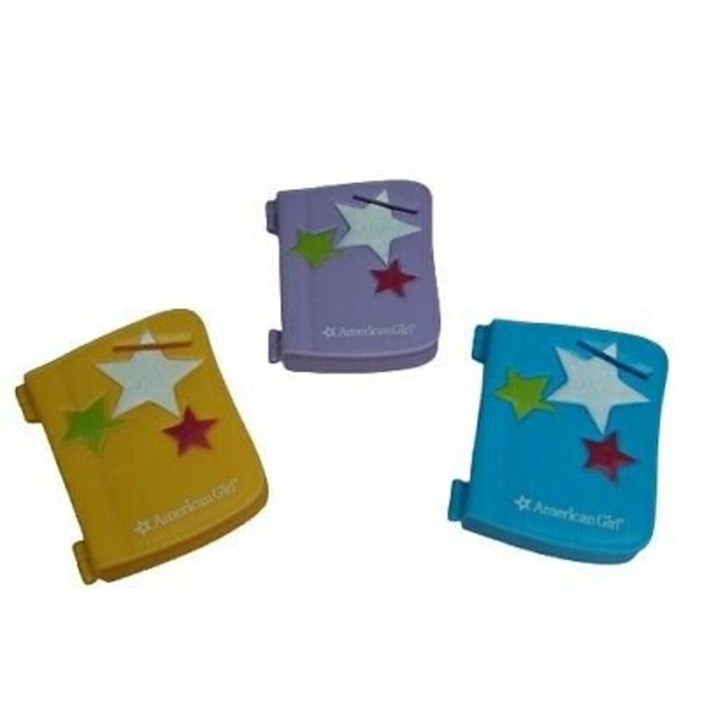 2007 American Girl Sleepover Food & Fun Set -3 Playing Card Holders - Retired